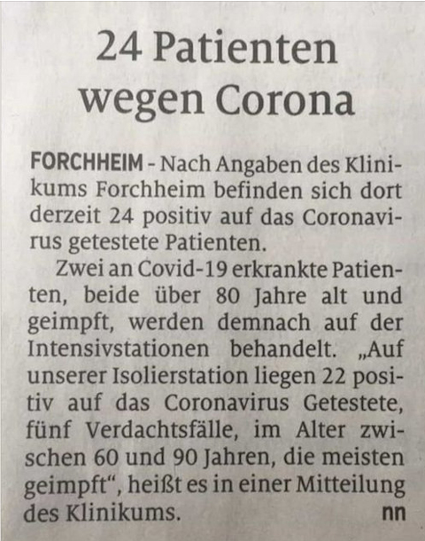 Status Forchheim 13.11.2021